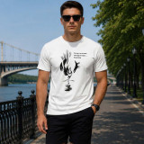 T-shirt z nadrukiem Bocian m.535 biały wiskoza TM Jarosław T-shirt z nadrukiem Bocian m.535 biały wiskoza TM Jarosław